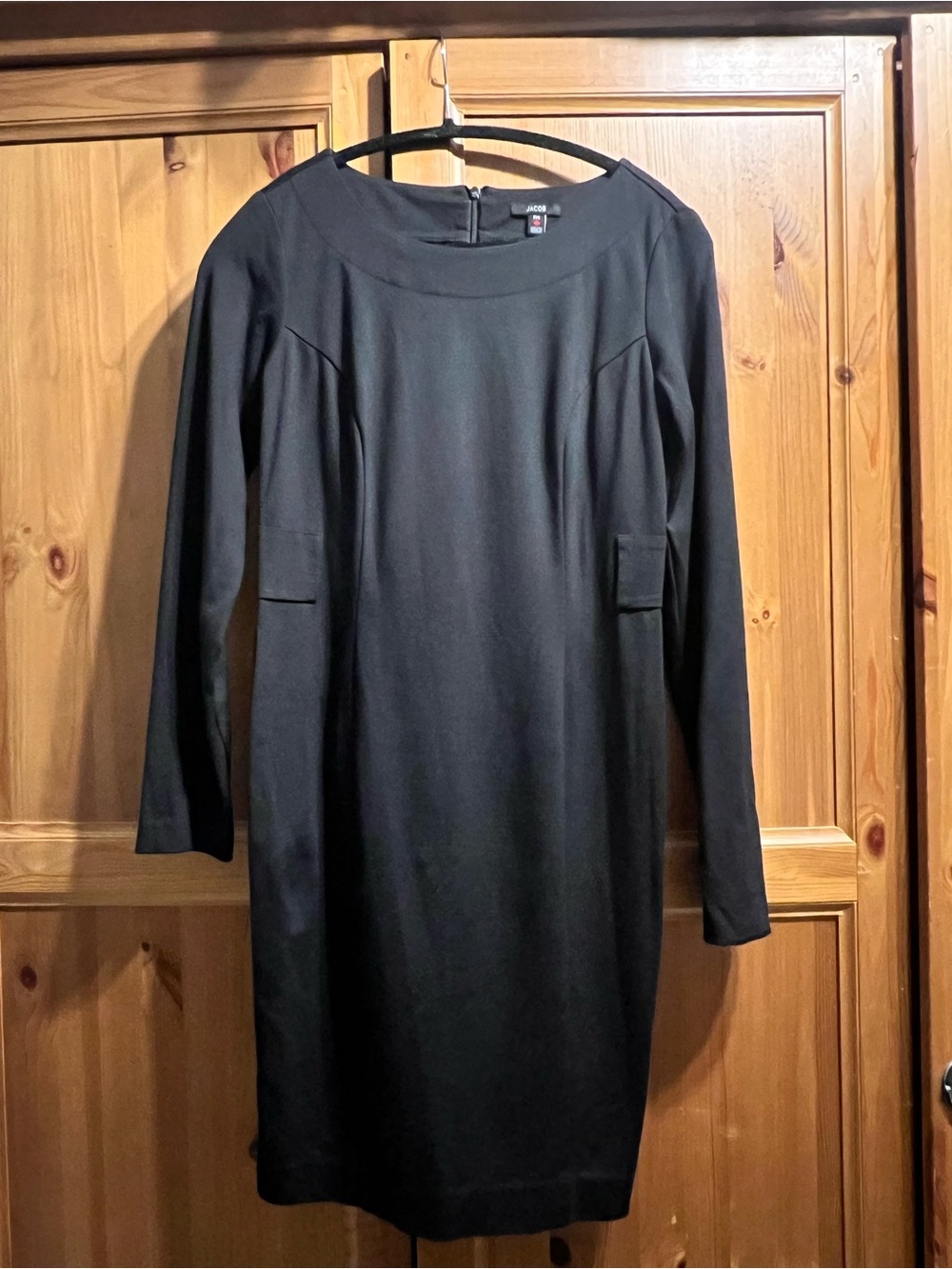 Jacob Black Long-Sleeve Shift Dress